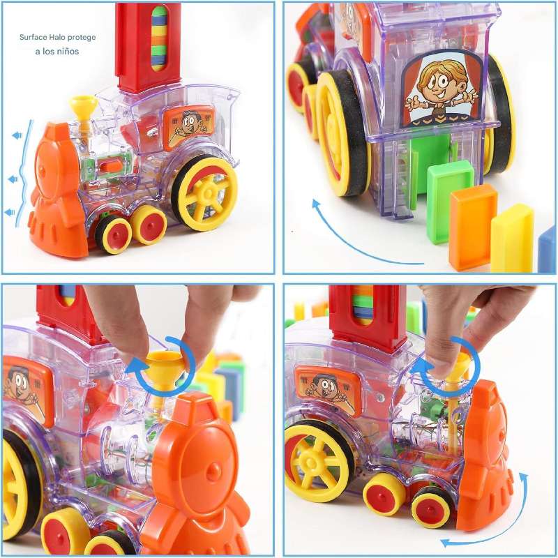 Tren seguro para niños pequeños