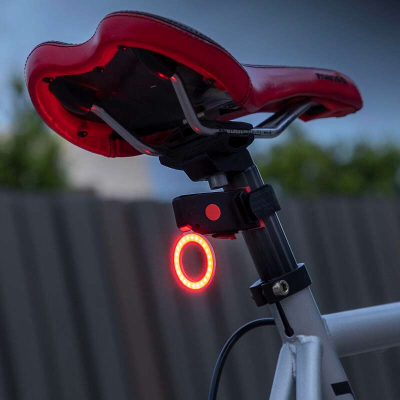 Luz LED con velcro bicicleta
