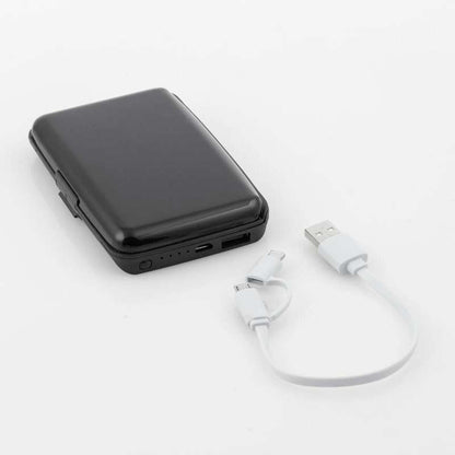 Tarjetero RFID y Power Bank Portátil: Seguridad y Carga en Cualquier Lugar