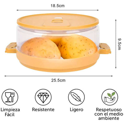 Vaporera microondas para patatas