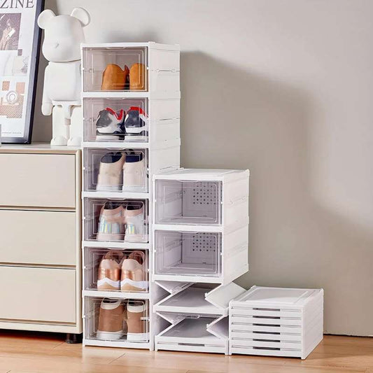 Zapatero plegable con puertas