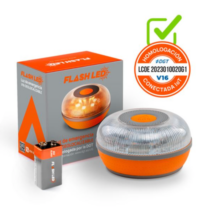 activación automática de luz de emergencia
