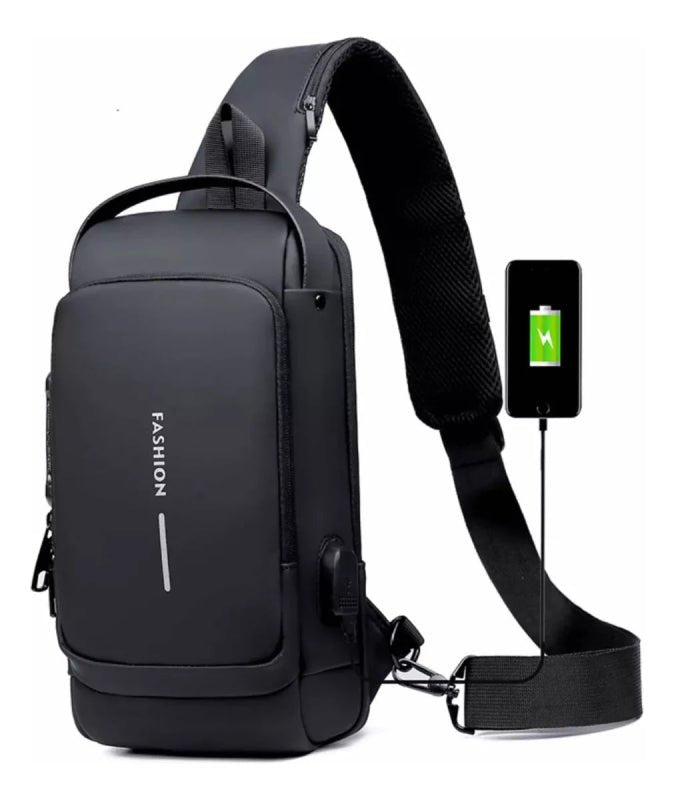 Bandolera Mochila Antirrobo Hombre SecurePack™ - Pequiti