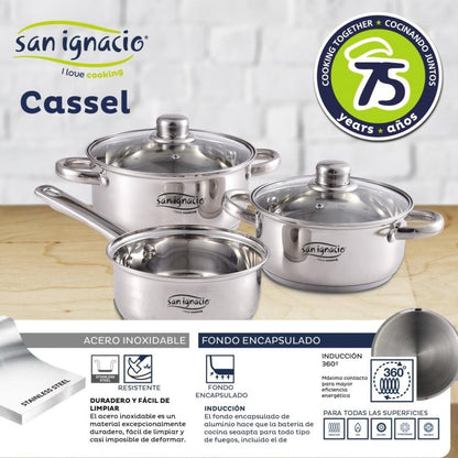 Batería de Cocina Cassel San Ignacio - Pequiti