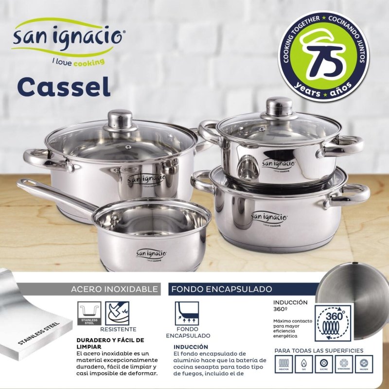 Batería de Cocina Cassel San Ignacio - Pequiti