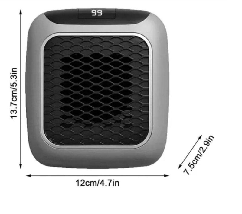 Calefactor Portátil Compacto de 800W - Calor Instantáneo y Ajuste de Temperatura - Pequiti