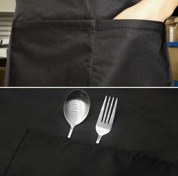 Delantal Impermeable Ajustable con Dos Bolsillos Grandes – Ideal para Cocina, Barbacoa y Más - Pequiti