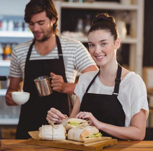 Delantal Impermeable Ajustable con Dos Bolsillos Grandes – Ideal para Cocina, Barbacoa y Más - Pequiti