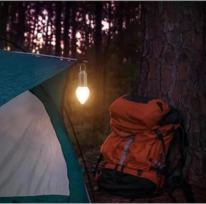 Ilumina tus Aventuras con la Bombilla Recargable Tipo C: Estilo Vintage para Cada Momento al Aire Libre - Pequiti