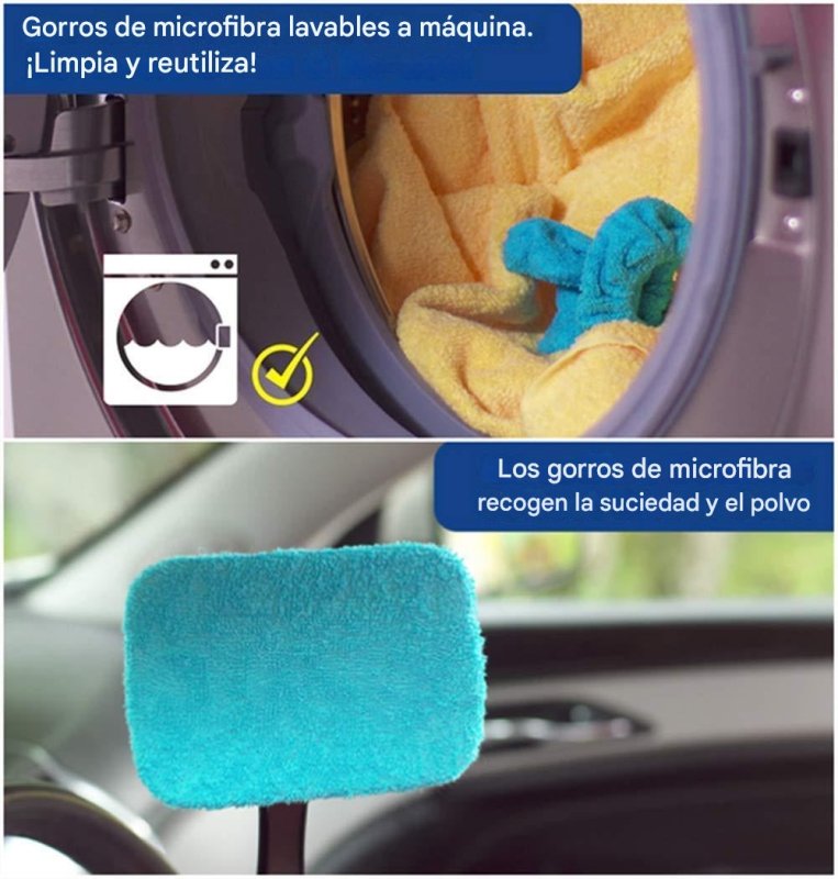 Limpia Parabrisas Extensible con Rociador de Agua: El Mejor Accesorio para Tu Coche y Hogar - Pequiti