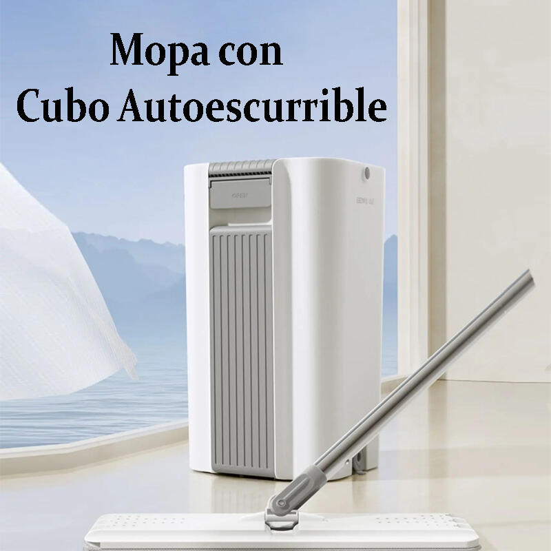 Mopa con Cubo Autoescurrible para Limpieza Eficiente - Pequiti