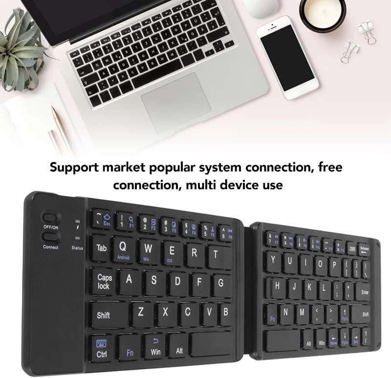 teclado Bluetooth con batería larga
